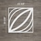 Ekena Millwork Large Otis Decorative Fretwork Wall Panels in Architectural Grade PVC, 23 3/8"W x 23 3/8"H x 3/8"T WALP24X24OTS - alternate 5